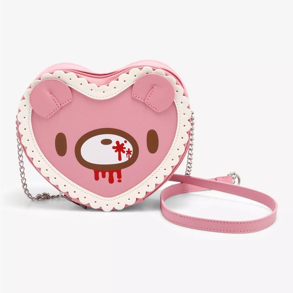 Gloomy Bear Heart Lace‎ Crossbody Bag Hot Topic Horror Halloween
